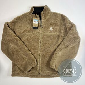 Nike ACG Full Zip Up Canwell Glacier Jacket Khaki Beige FV8653-247 Size M